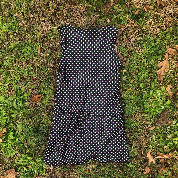 Black Mutli Color Slip Dress - Picture 2 of 2